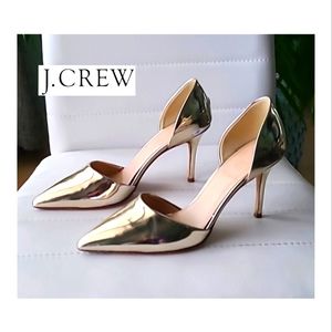 J.Crew Leather Heels Shoes ❤️